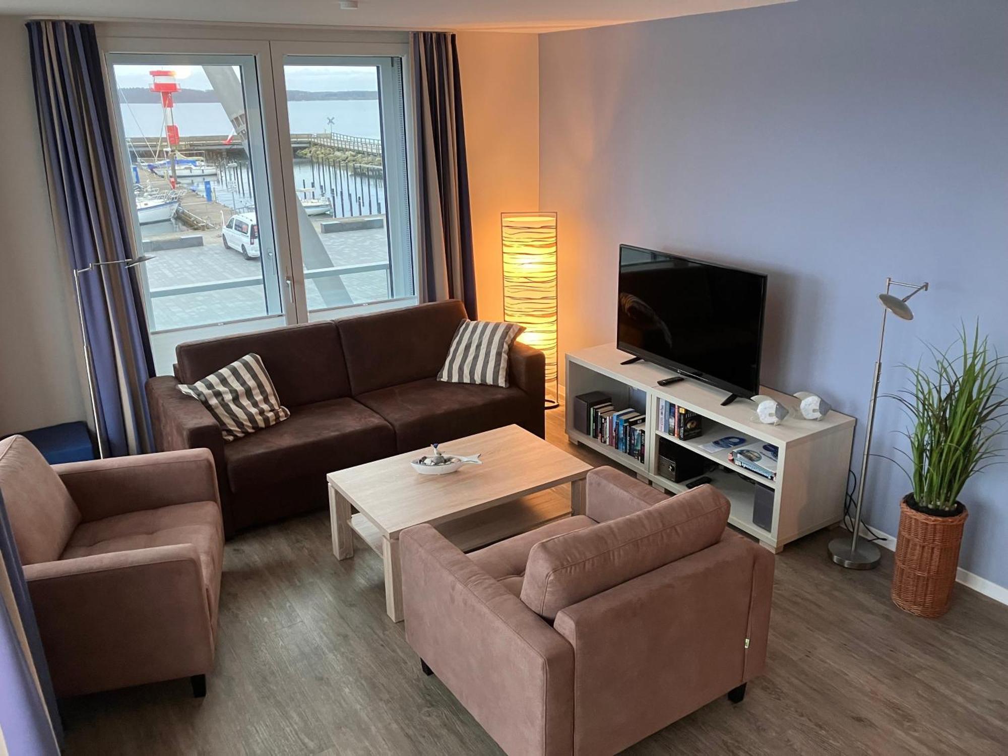 Apartment 10 - "Borbyblick" - Blickrichtung Hafen Und Offene See เอ็คคานเฟอร์เดอ ภายนอก รูปภาพ